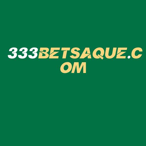 Logo da 333BETSAQUE